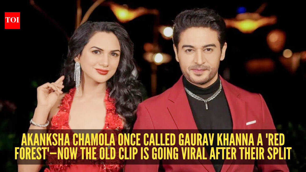 'Green flag? No, red forest' and 'He's a very good actor': Akanksha Chamola's old remarks on Gaurav Khanna resurface after separation