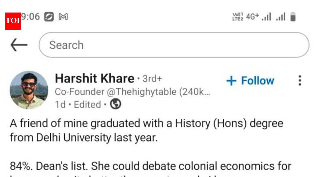 'Sorry, we don't hire humanities students': Viral LinkedIn post exposes placement gap at colleges