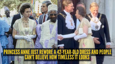The royal who refuses to shop? Princess Anne rewears a 42-year-old dress with effortless elegance