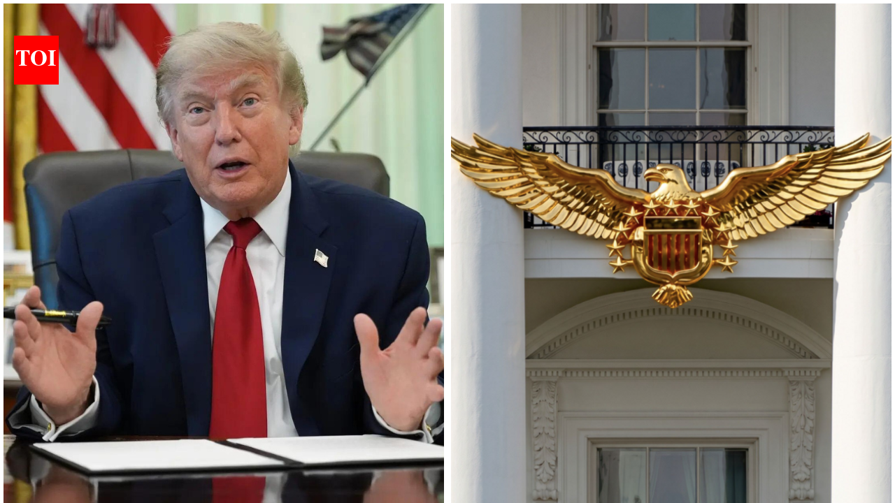 ‘Golden Gift to White House’: Trump shares AI image of giant eagle for 250th anniversary