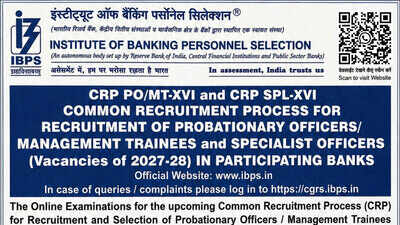 IBPS PO, MT and SO Recruitment 2026: Short notice, applications start July 1; detailed news soon at ibps.in