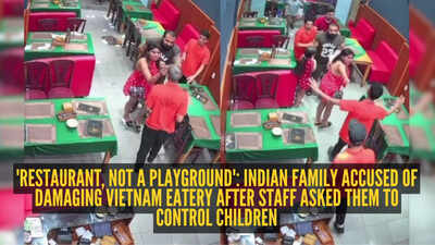 Asked to control their children, Indian family allegedly trashed Vietnam restaurant; video goes viral