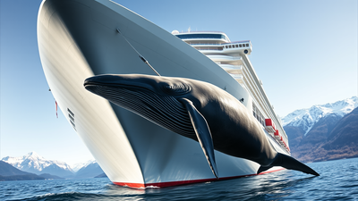Pregnant endangered fin whale found dead on Royal Caribbean ship sparks federal investigation