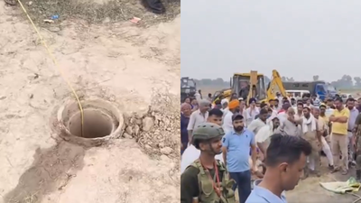 4-year-old boy falls into 220-foot-deep borewell in Haryana; rescue operation underway