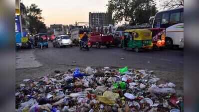 Garbage piles up across Jaipur as sanitation workers’ strike enters day 4