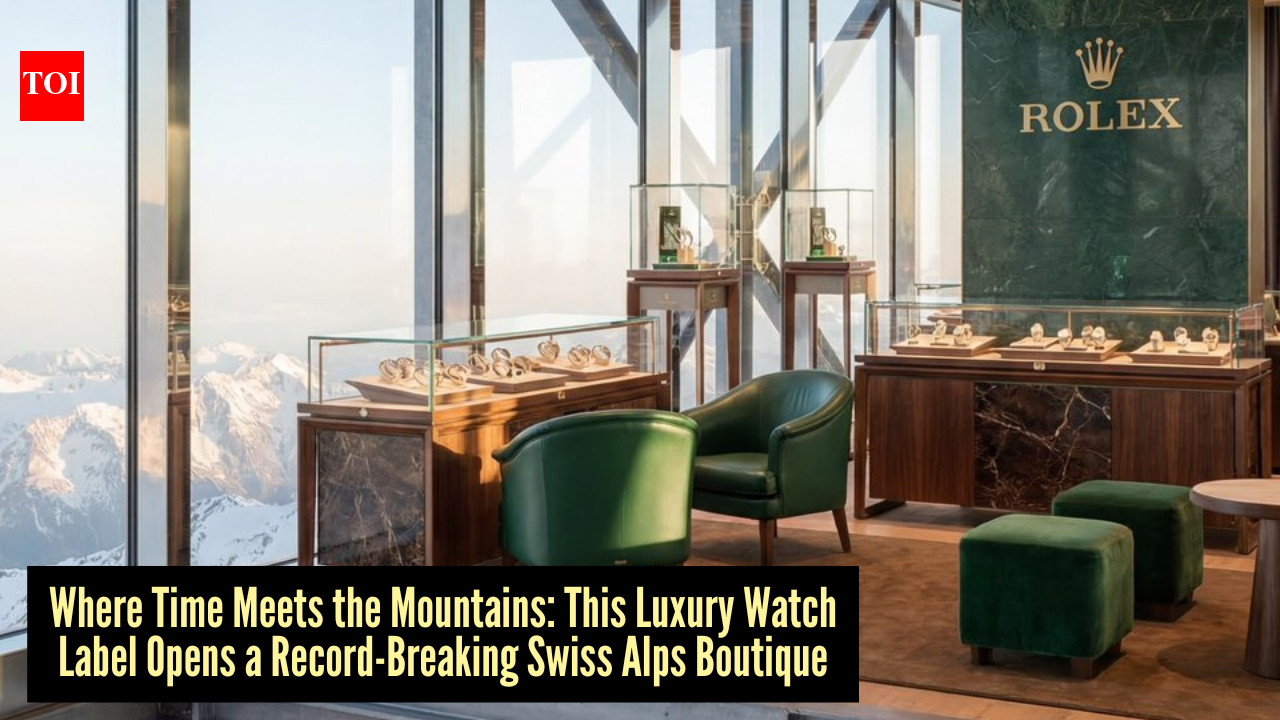 This legendary luxury watch maison just opened the world’s highest boutique in the Swiss Alps