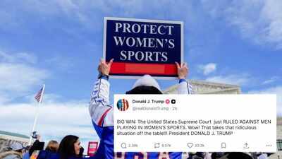 US Supreme Court upholds state bans on transgender athletes in girls' sports; Trump calls it a 'BIG WIN'