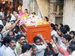 Taruni Sachdev's funeral procession