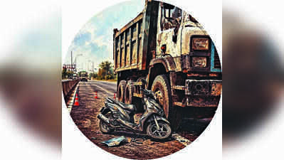 Gujarat: Truck rams scooter near Sargasan bridge, kills retired assistant taluka development officer