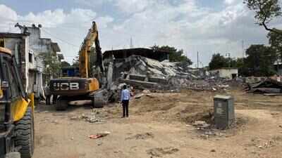 Illegal religious structure razed in Sarkhej