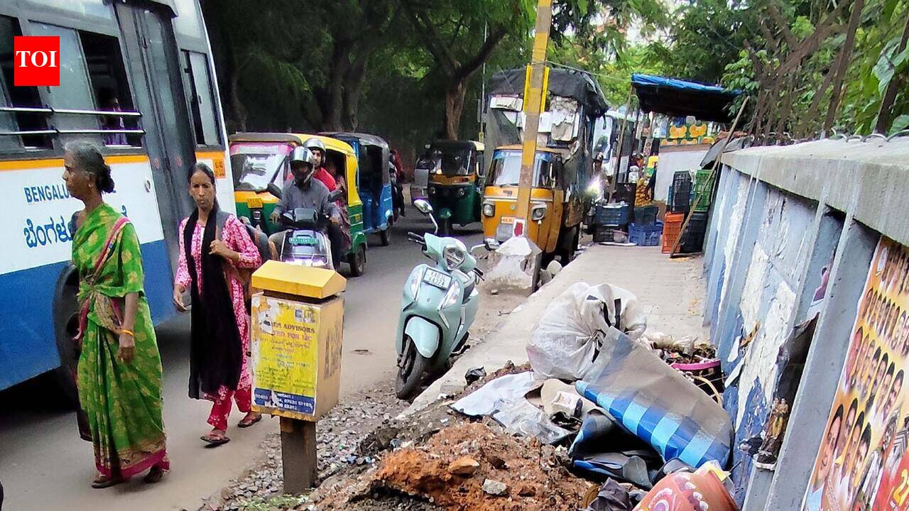 Goodbye, footpath. Hello, traffic, say Bengalureans