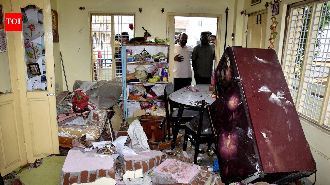 Gas leak suspected as blast damages kitchen in Saroornagar