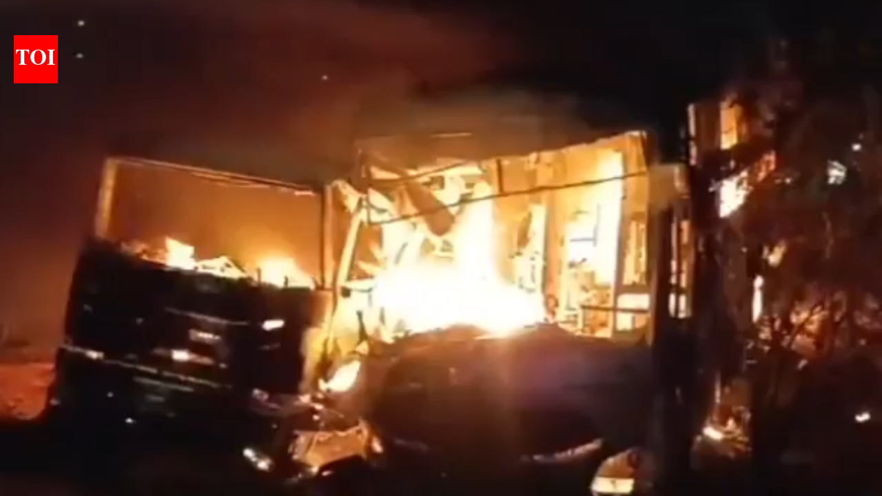 At least 7 dead, 15 injured after Haridwar-Indore bus catches fire after trailer collision on Delhi-Mumbai Expressway