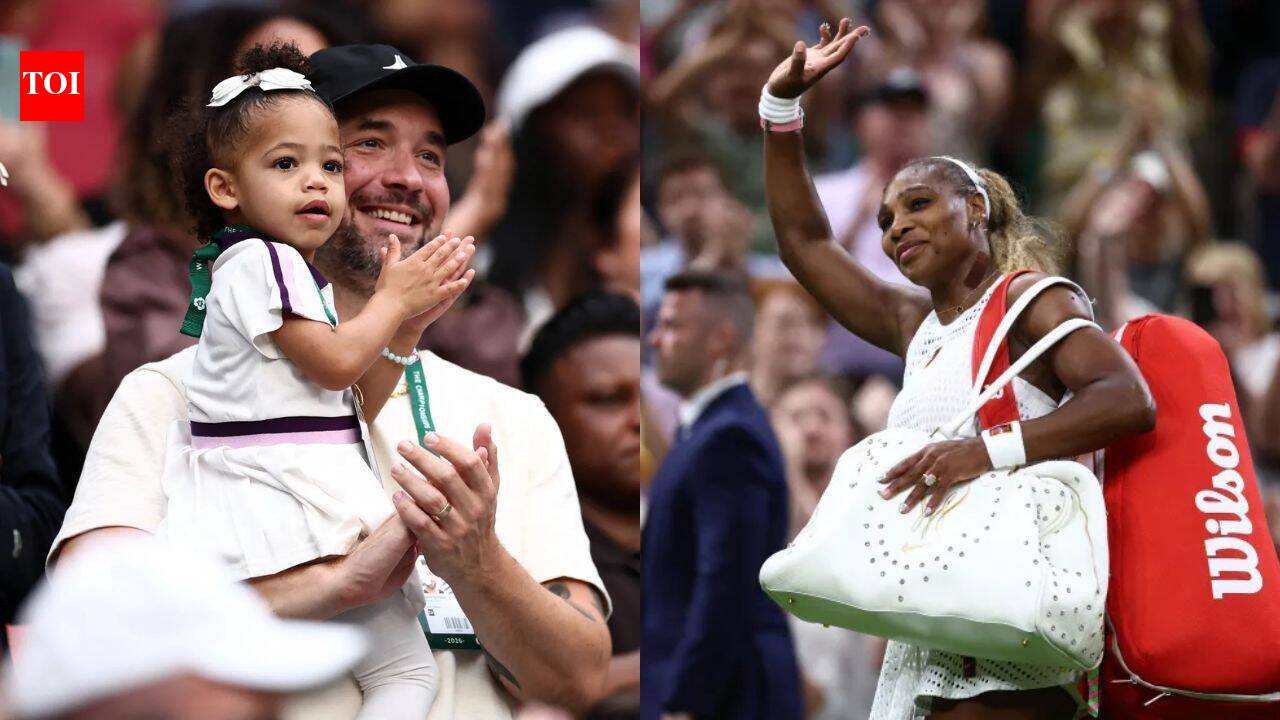Serena Williams' Wimbledon comeback gets emotional family support from Alexis Ohanian and daughters