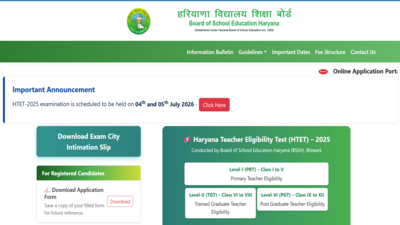 HTET admit card 2026 released at htet.eapplynow.com: Direct link to download hall tickets here