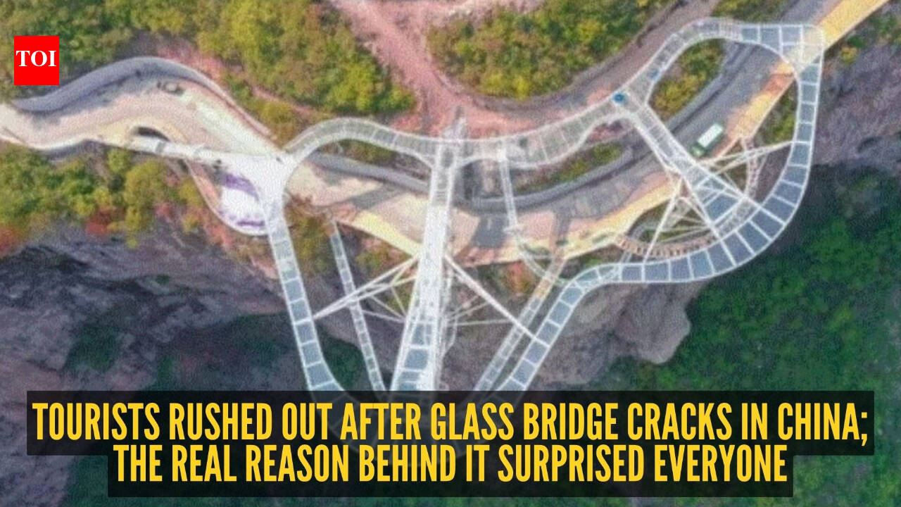 Baoquan Cliff World Scenic Area evacuated: Visitors flee as China's famous Glass Bridge cracks after teen's shocking act