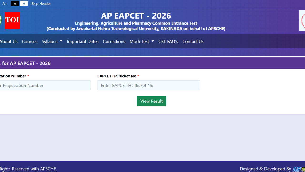 एपी ईएपीसीईटी परिणाम 2026 cets.apsche.ap.gov.in पर घोषित: रैंक कार्ड डाउनलोड करने के लिए सीधा लिंक यहां