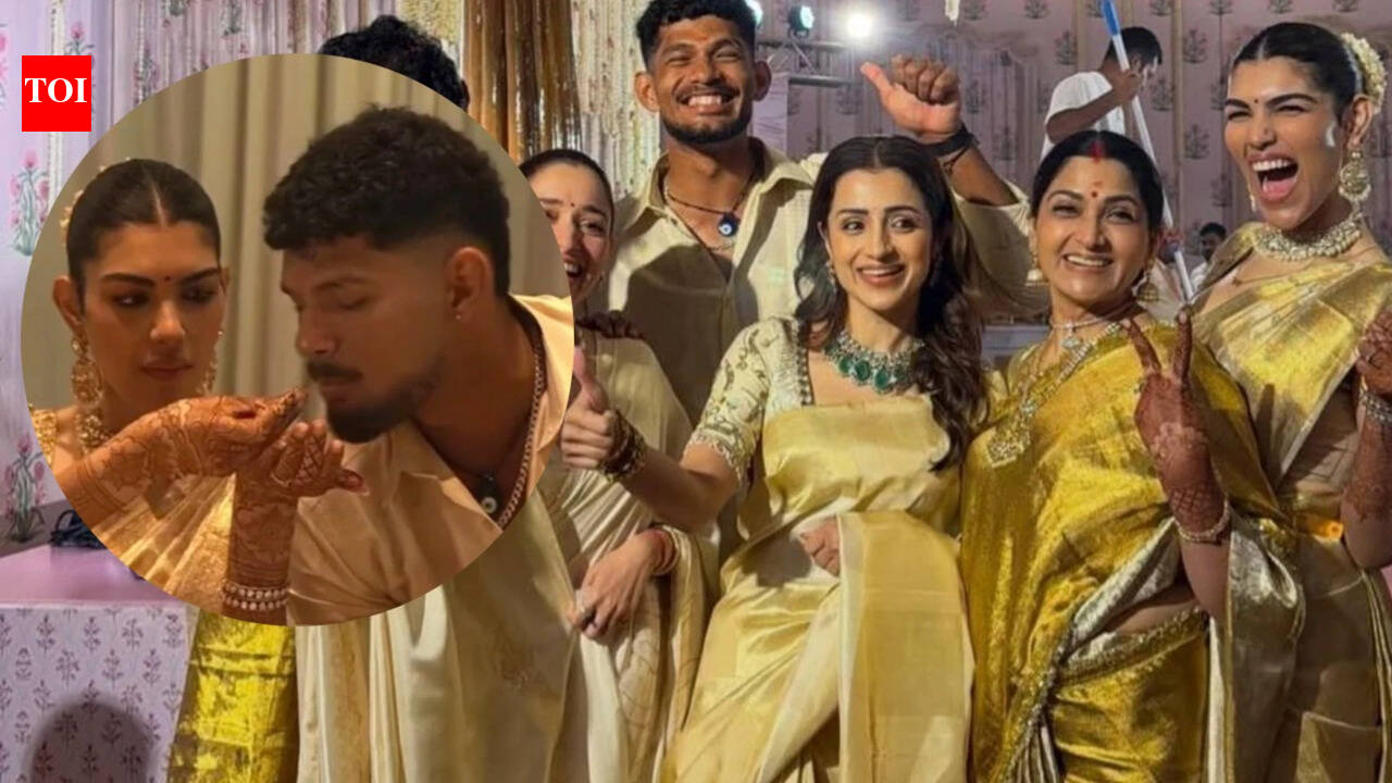 Is the man in the video Khushbu's daughter Anandita's boyfriend? Viral clip from Avanthika's wedding sparks debate