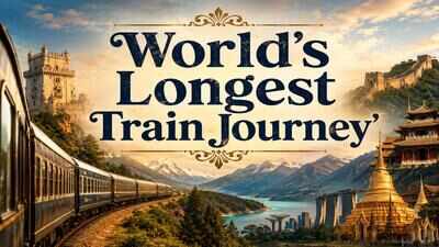 The 'World's Longest Train Journey' takes you across 13 countries in about 21 days on one epic rail adventure