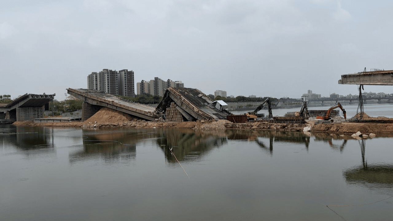 3 dilapidated spans of Ahmedabad's Subhash Bridge demolished