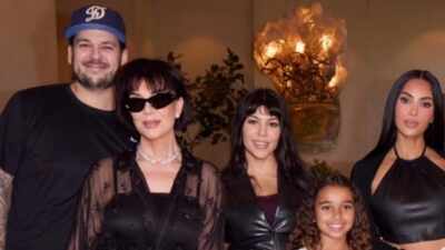 Rob Kardashian makes a rare appearance during Khloe's 42nd birthday; smiles alongside the sisters