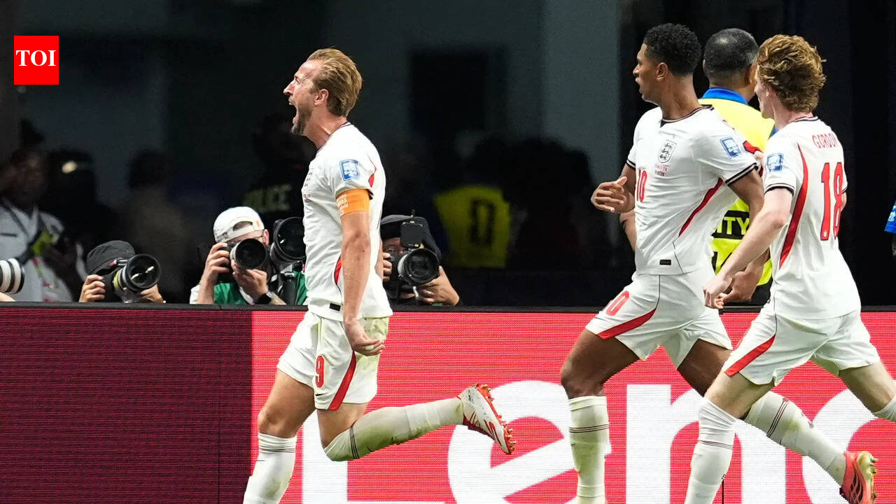 ENG vs COD Live Score-1-1, FIFA WC 2026 R32: Kane gives England lifeline as they hit back to level in Atlanta