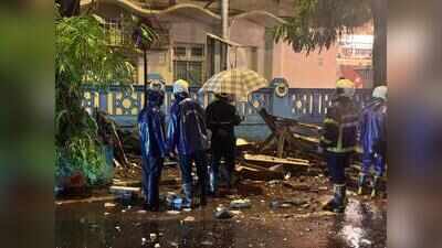 Pedestrian dies after balcony of Mhada cessed building collapses at Walkeshwar
