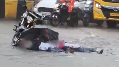 2 girls suffer electric shock while wading through rainwater in Navi Mumbai