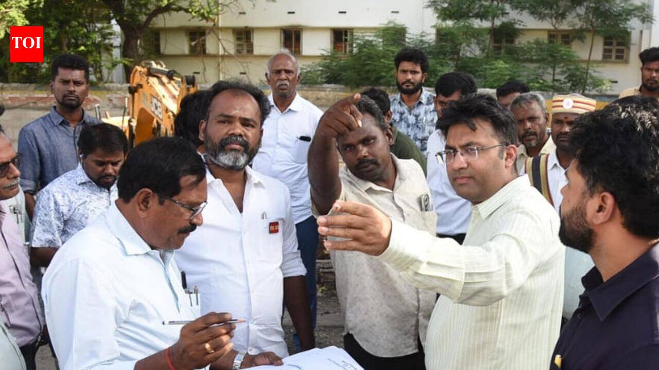 Retd judge conducts inspection of karuvelam trees at Uthangudi kanmai in Madurai