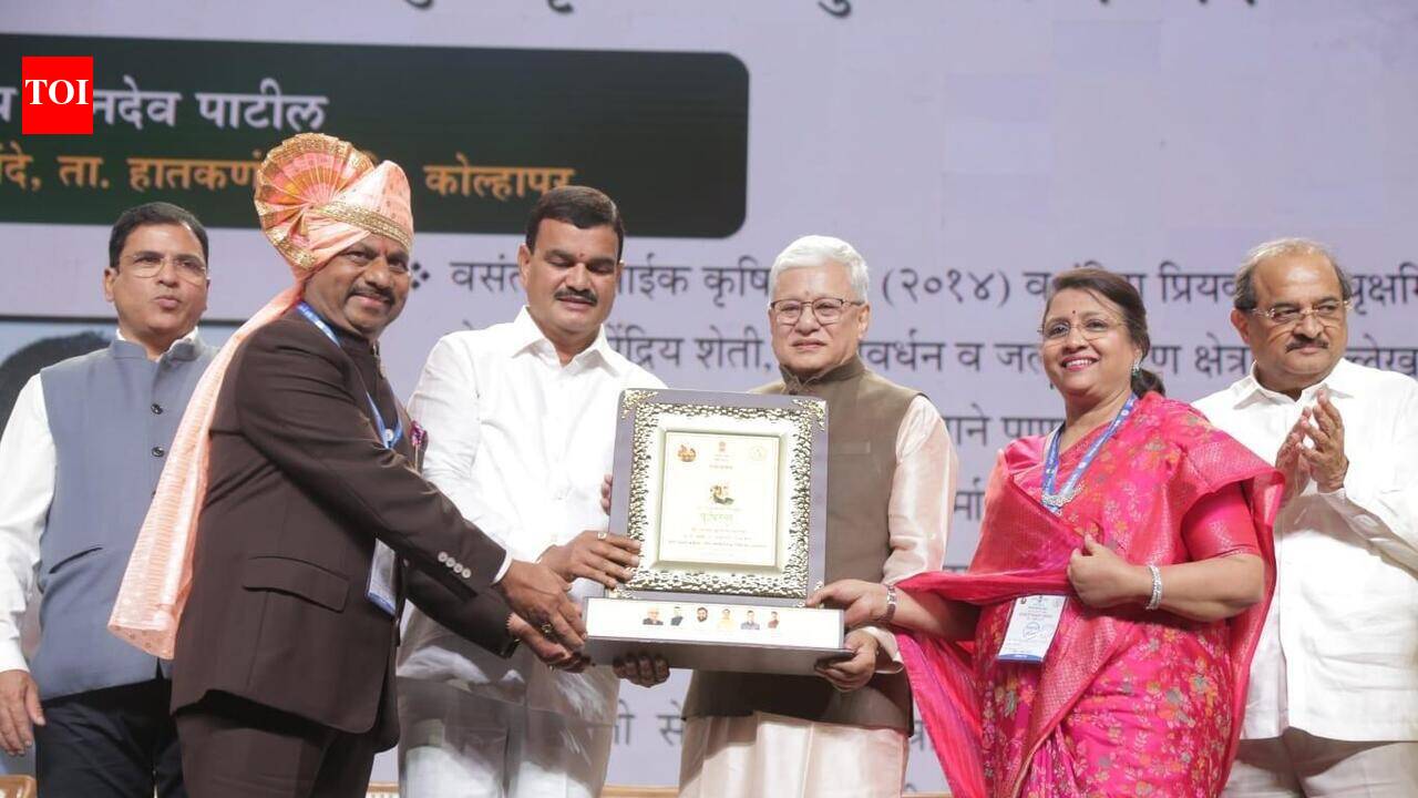 Sanjay D Patil honoured with Maharashtra’s highest agri award