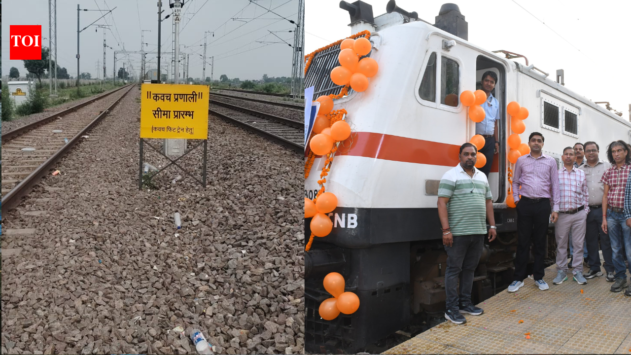 Indian Railways’ safety leap: Kavach 4.0 commissioned on Tundla–Panki Dham section, trains now protected at 130 kmph