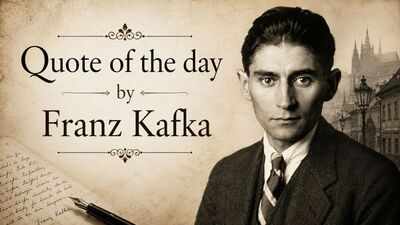 Quote of the day by Franz Kafka: "It's only because of their stupidity that they're able to be so sure of themselves" - lessons on false confidence, why certainty is not the same as understanding, from the writer behind The Trial