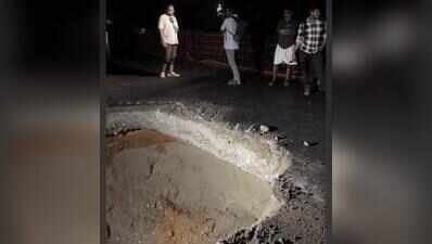 NH 66 crater triggers standoff, probe