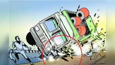 Driver burnt alive as truck catches fire after head-on collision in Mohali