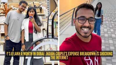 ₹3.6 lakh a month in Dubai: Indian couple’s expense breakdown is shocking the internet