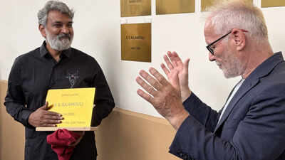SS Rajamouli inducted into France's Institut Lumiere's 'Wall of Filmmakers'; 'Varanasi' director says 'India is a huge treasure trove of stories'