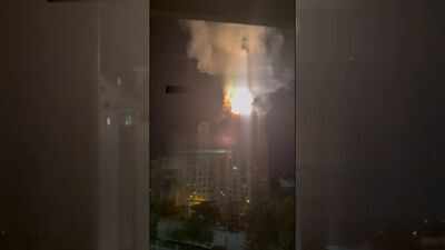  9-storey Kyiv apartment building partially collapses after Russian attack; residents trapped