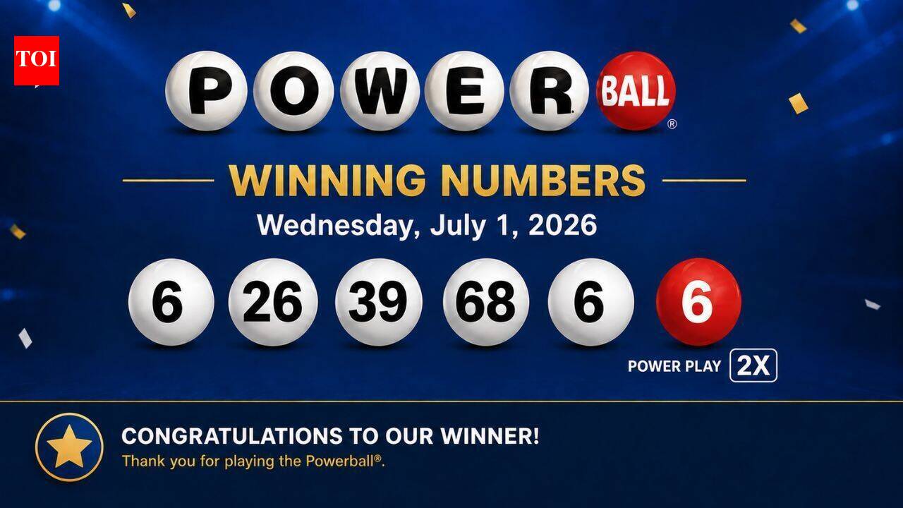 Powerball winning numbers for Wednesday, July 1, 2026: Here's who won the $375 million jackpot