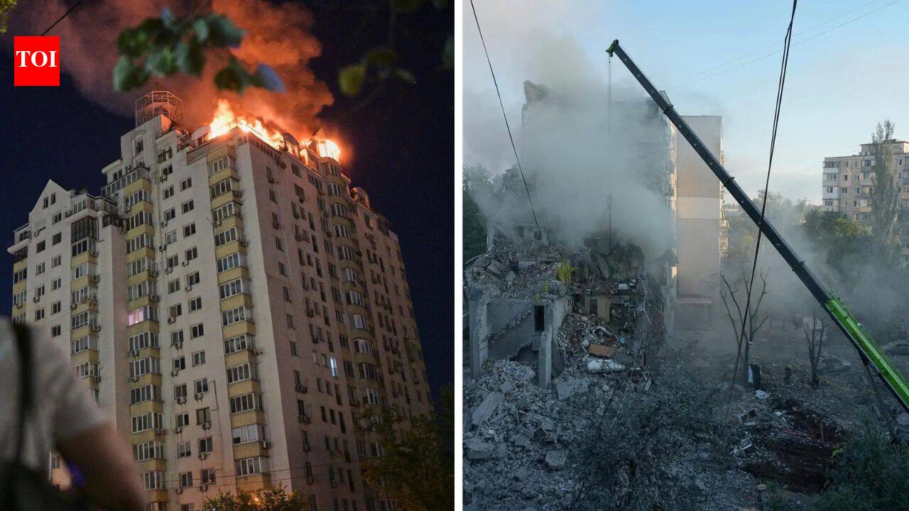 Russia launches major drone and ballistic missile attack on Kyiv; at least 8 killed as explosions rock Ukrainian capital