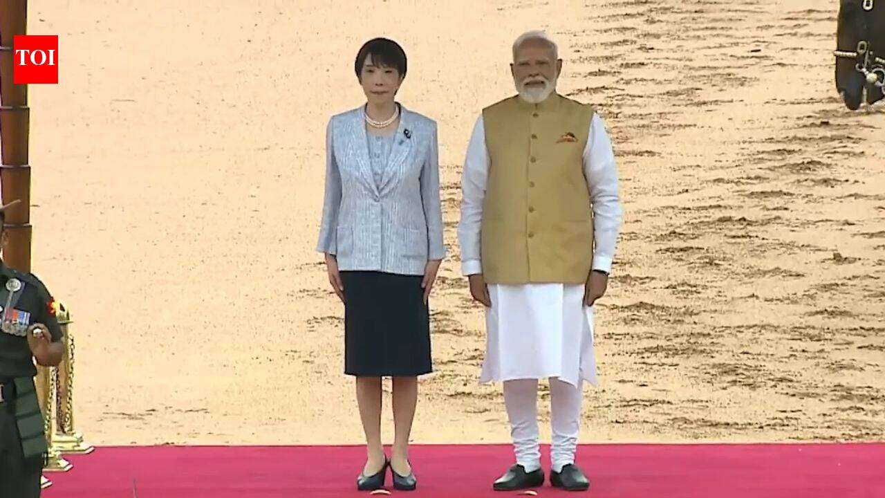 जापानी पीएम साने ताकाइची ने पीएम मोदी से मुलाकात की, राष्ट्रपति भवन में उनका औपचारिक स्वागत किया गया भारत समाचार