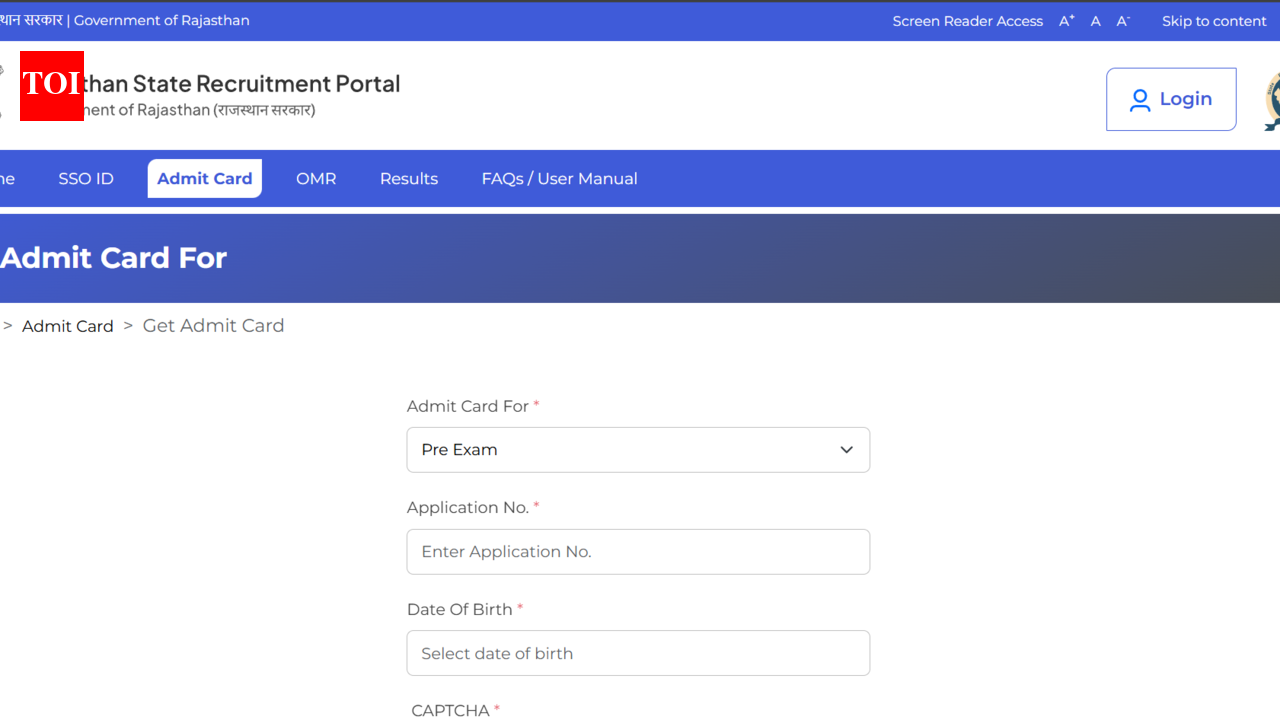 RSSB LDC admit card 2026 released at recruitment.rajasthan.gov.in: Direct link to download hall tickets here