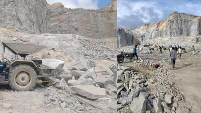 7 killed, 6 injured as boulders cave in at quarry near Bengaluru