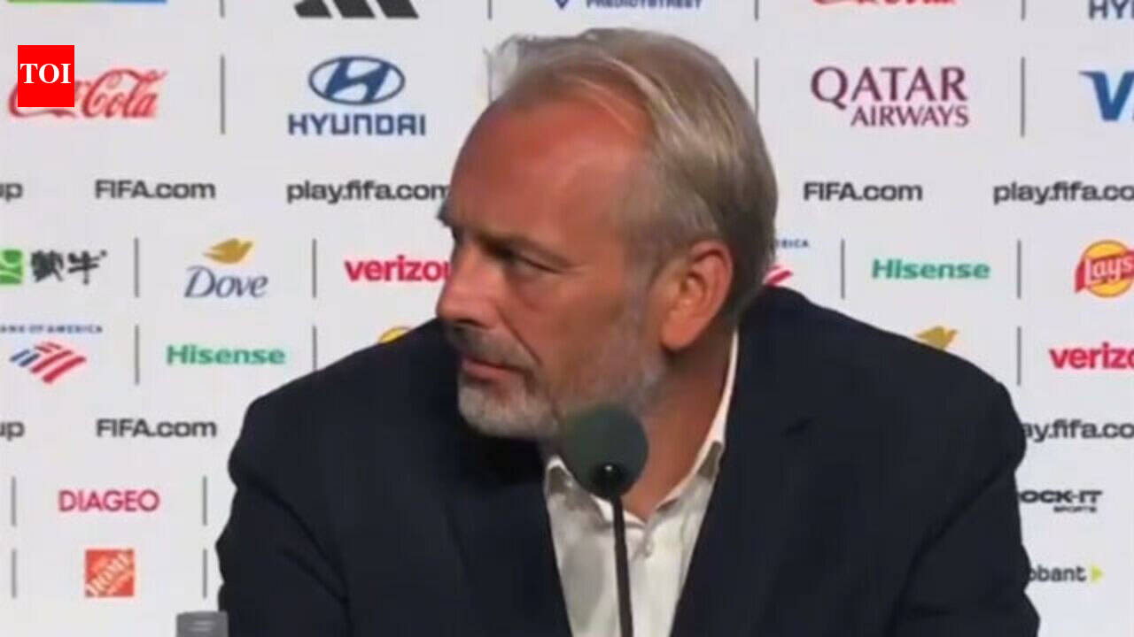 Watch: Congo coach stunned after learning of father's death during press conference