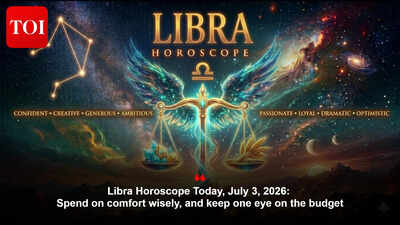 Libra Horoscope Today, July 3, 2026: Spend on comfort wisely, and keep one eye on the budget