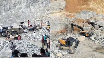  Police say excavator pushed boulder that killed 7 at Bengaluru quarry
