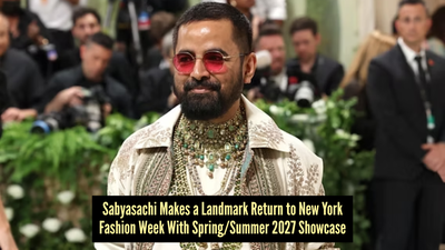  Sabyasachi reacts to buzz around his New York Fashion Week comeback after a decade