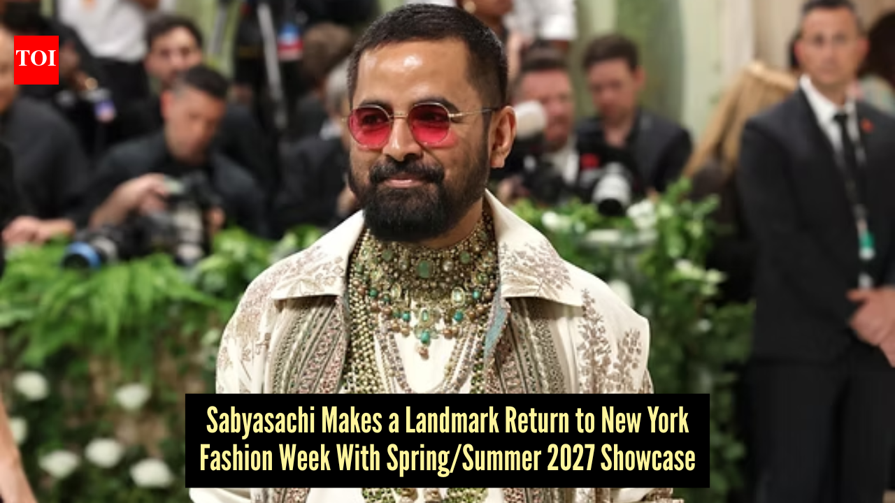 'I never really left': Sabyasachi reacts to buzz around his New York Fashion Week comeback after a decade