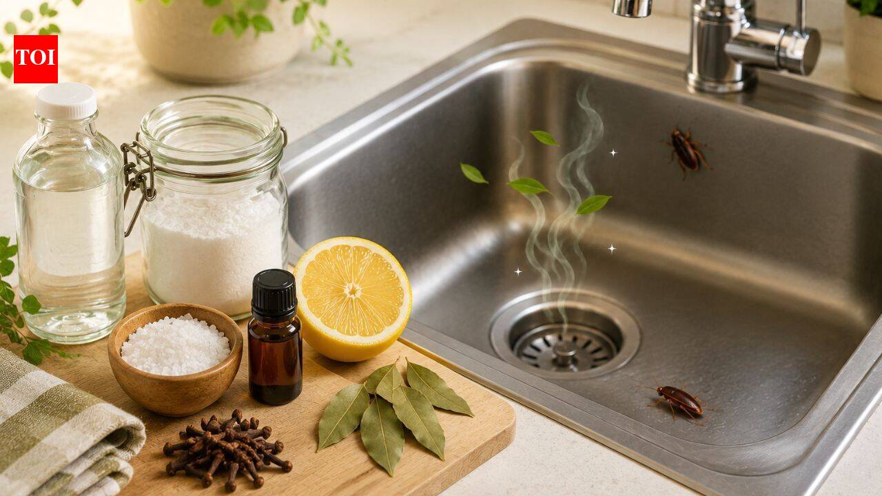 These natural ingredients may help reduce cockroaches and bad odours in your kitchen sink