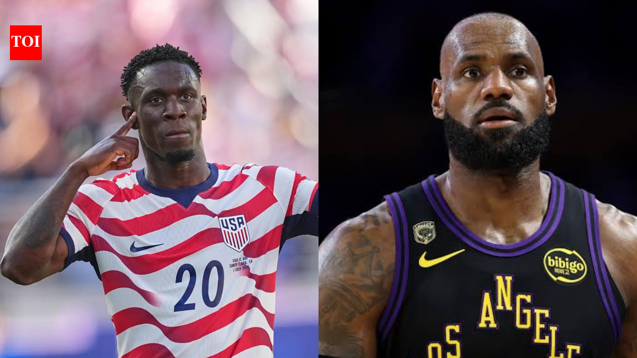'Helluva goal': LeBron James reacts after US striker pulls off NBA star's iconic 'Silencer' celebration in FIFA World Cup