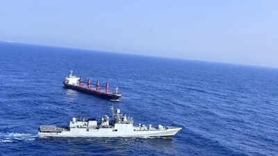 Indian Navy foils piracy attack on merchant ship in Gulf of Aden, crew including an Indian sailor safe